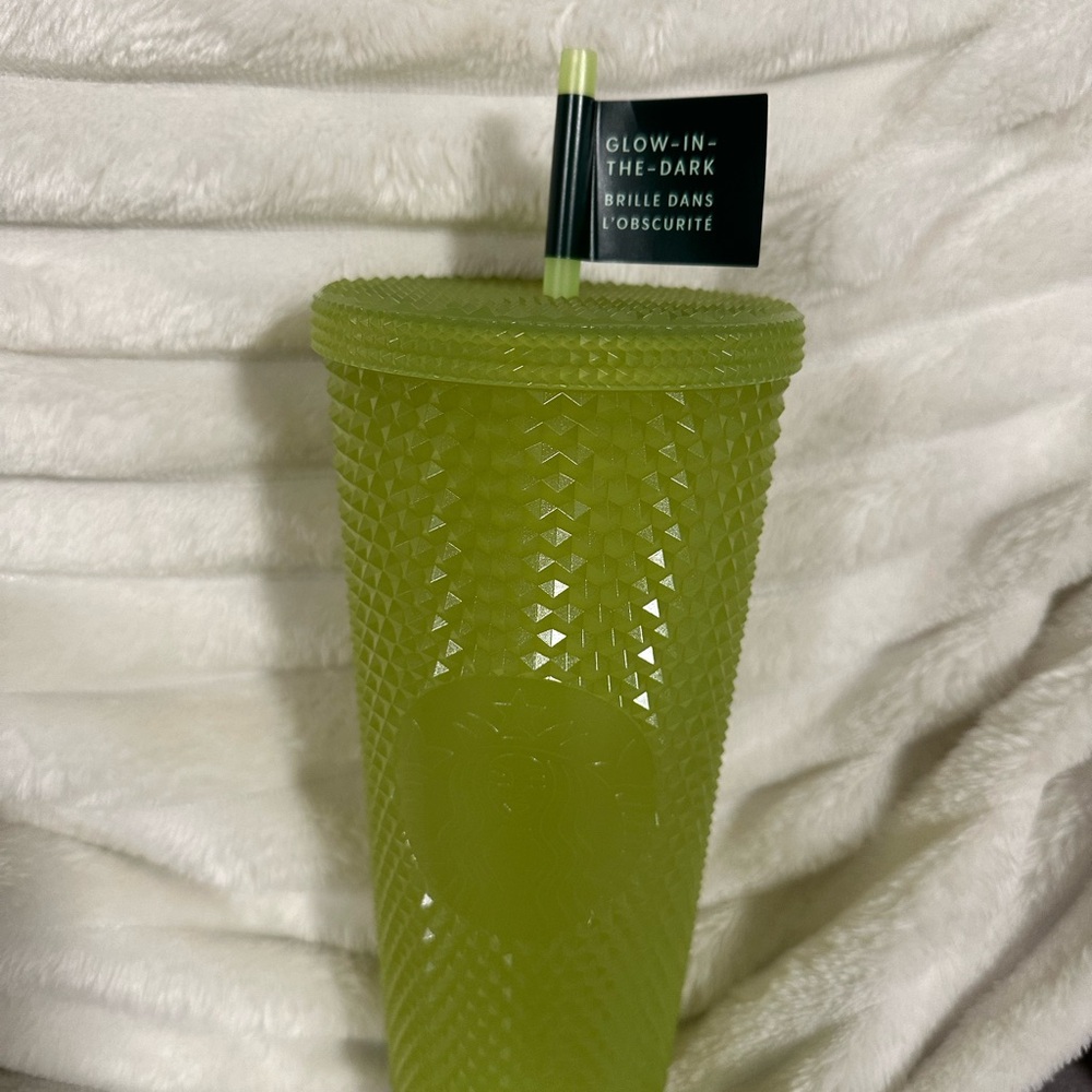 Starbucks 2022 exclusive halloween Lemongrass Glow in the Dark Tumbler